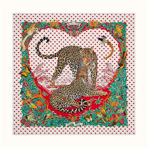 carre hermes jungle love|jungle love forever scarf.